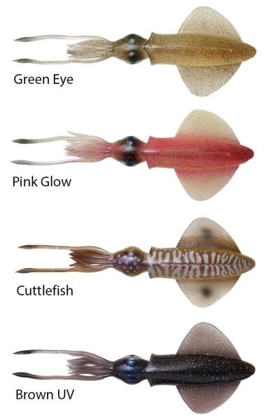 Savage gear Swim Squid 12.5cm 11g 3 Adet Sahte Balık Pink Glow