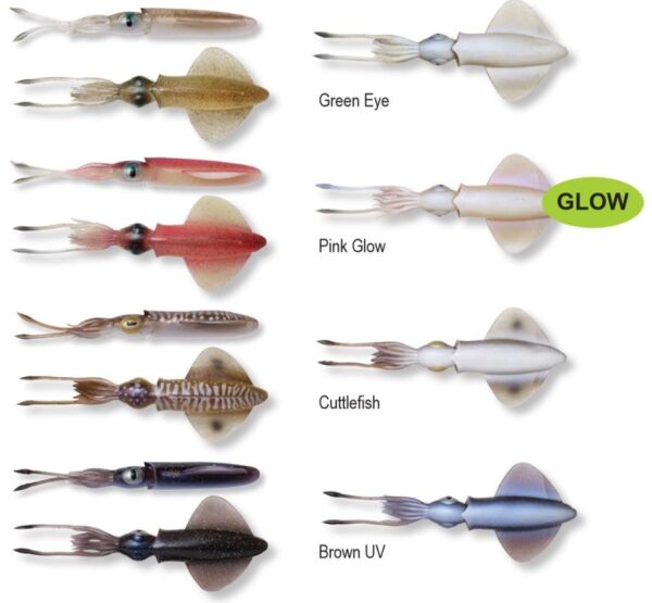 Savage gear Swim Squid 12.5cm 11g 3 Adet Sahte Balık Pink Glow
