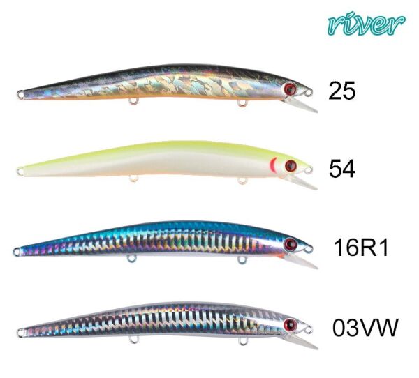 River Crazy Minnow 130F 13Cm 16G Maket Balık 03VW