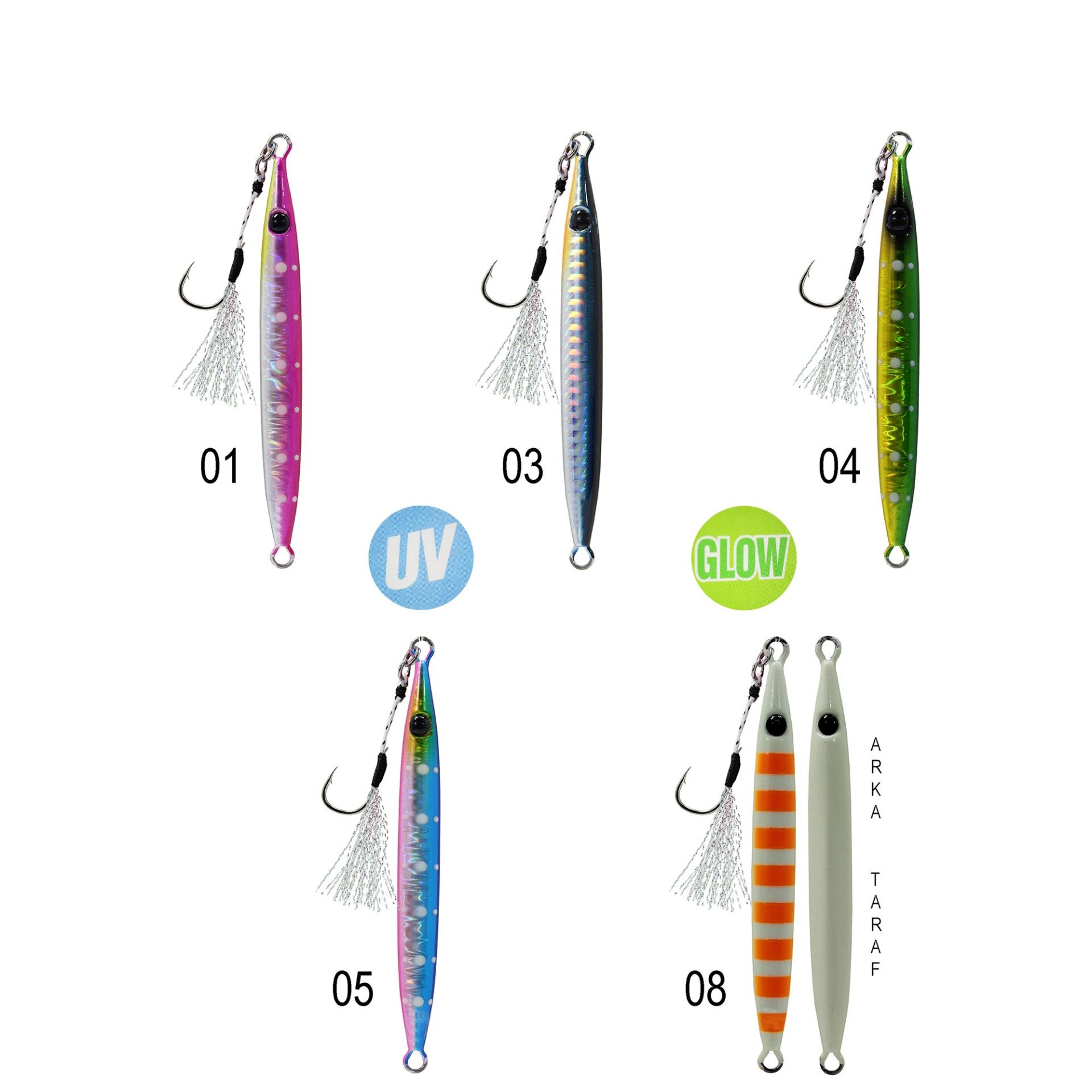 Captain 3632 Crawler Jigger 60gr Light Jig Suni Yem 01