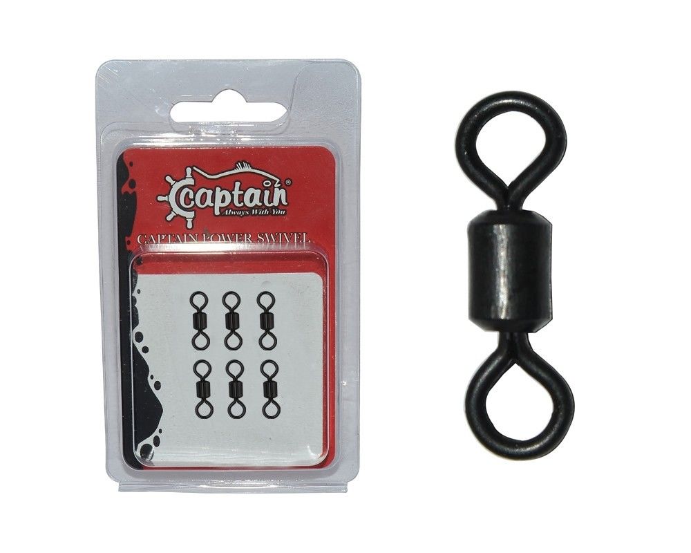 Captain 5006 Rulmanlı Fırdöndü 6'lı Paket Mat Black 4/0
