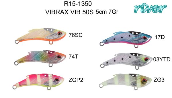 River Vibrax Vib 50S 5Cm 7Gr Maket Balık ZGP2